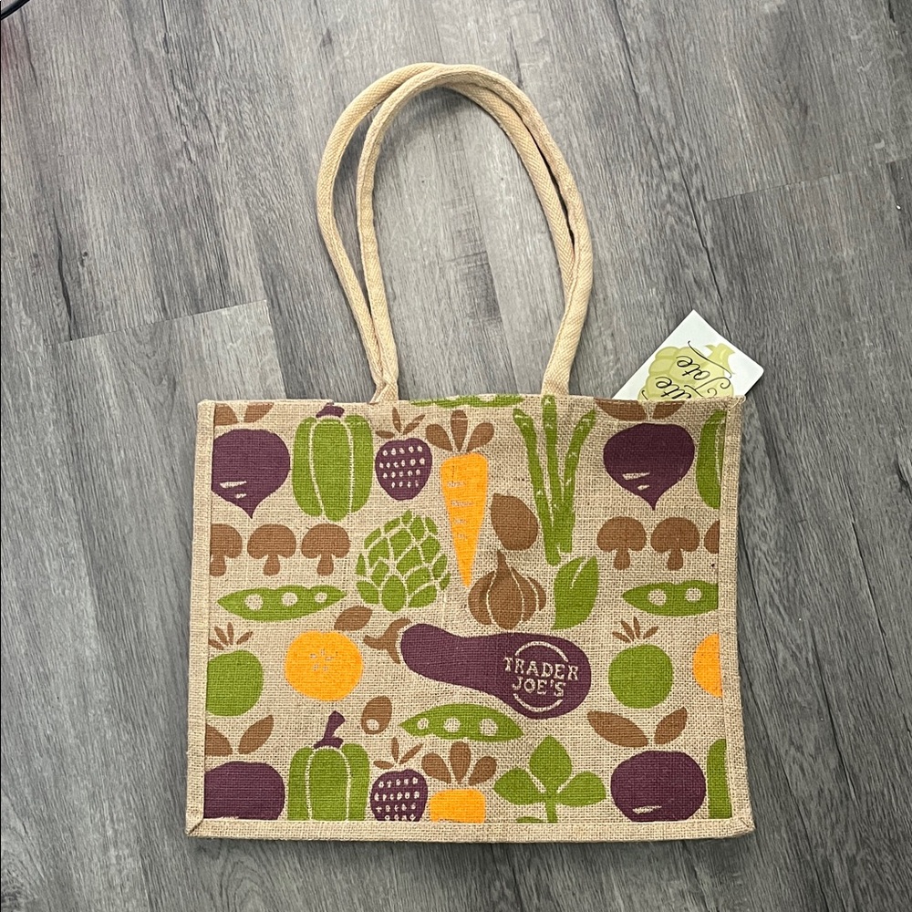Eco-Friendly Jute Tote Bag - Multicolor